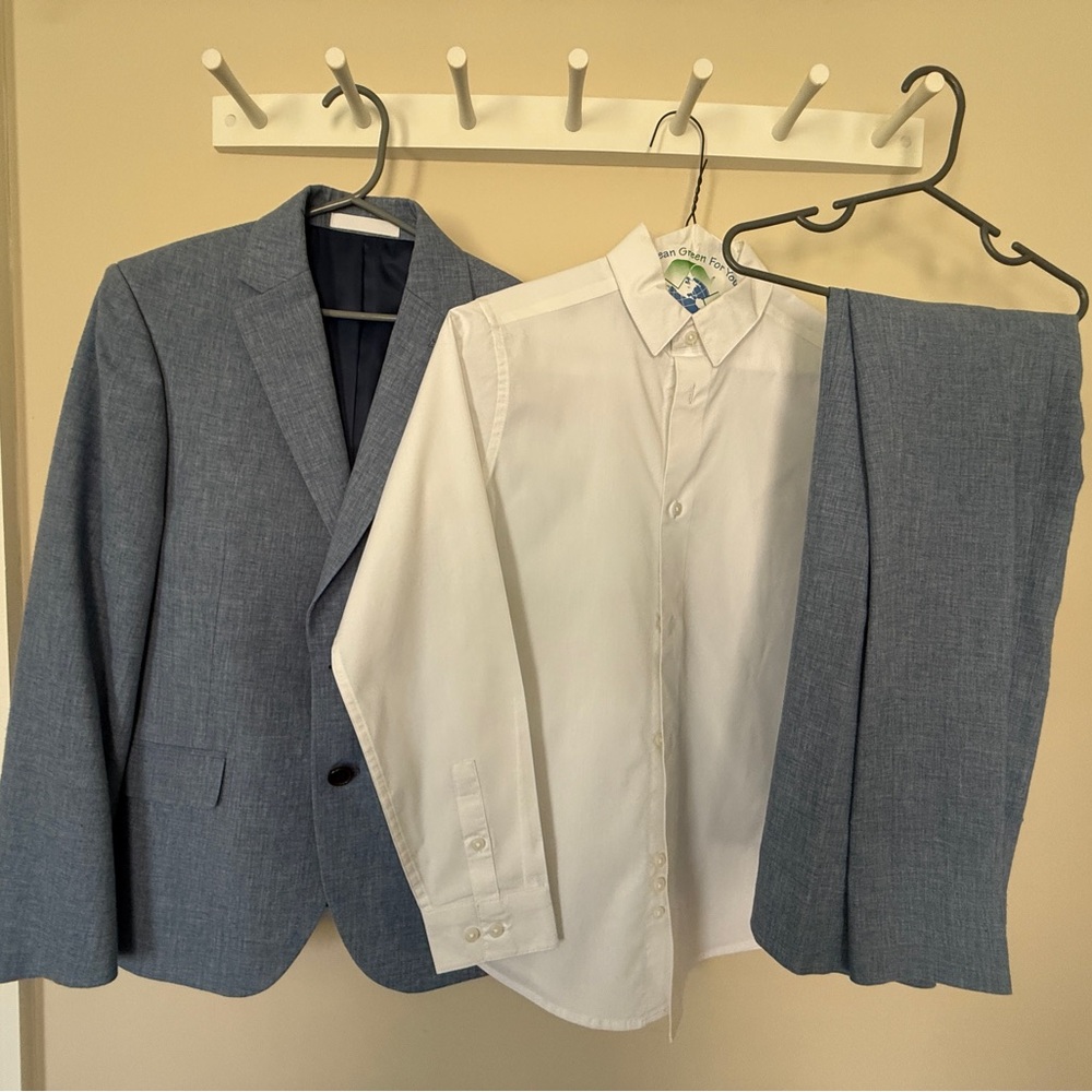 Brooks Brothers Blue and White Suits